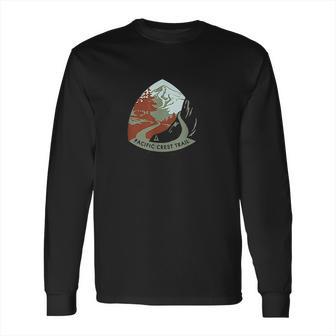 Pct Stylized Logo Pacific Crest Trail Long Sleeve T-Shirt | Favorety