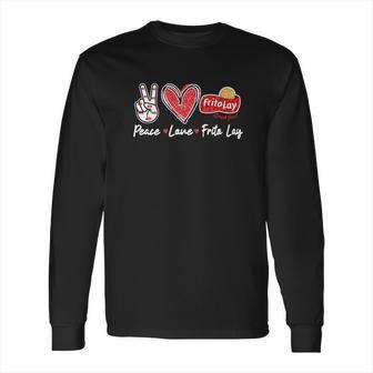 Peace Love Frito Lay Good Fun Diamond Long Sleeve T-Shirt | Favorety