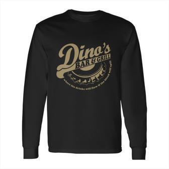 Phil Lynott Inspired Dinos Bar And Grill Long Sleeve T-Shirt | Favorety UK