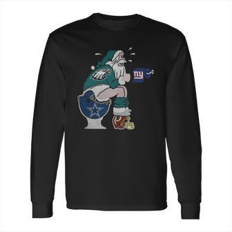 Philadelphia Eagles Santa Claus Long Sleeve T-Shirt | Favorety DE