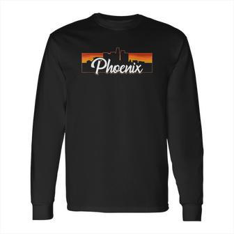 Phoenix Arizona Sunset Skyline Long Sleeve T-Shirt | Favorety DE