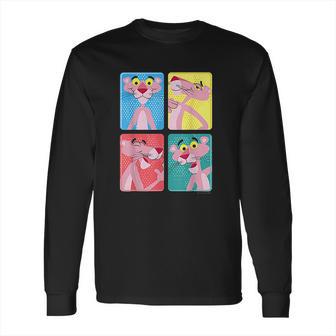 Pink Panther Colorful Portrait Long Sleeve T-Shirt | Favorety