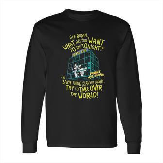 Pinky And The Brain The World Long Sleeve T-Shirt | Favorety AU