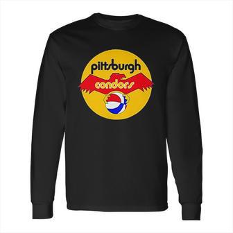 Pittsburgh Condors Aba Retro Basketball Long Sleeve T-Shirt | Favorety AU