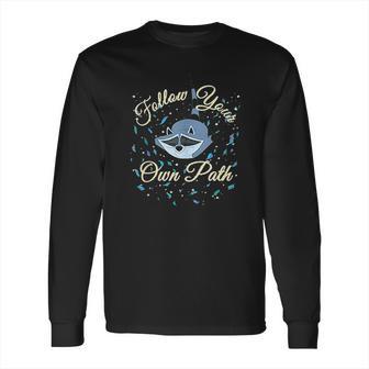 Pocahontas Meeko Follow Your Own Path Text Long Sleeve T-Shirt | Favorety CA