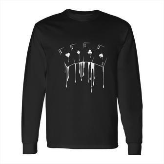 Poker Player Texas Hold Em Night Tournament Gift Long Sleeve T-Shirt | Favorety