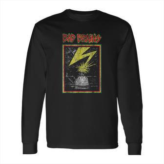 Politics Bad Brains Capitol Logo Vintage Long Sleeve T-Shirt | Favorety AU