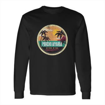 Porcho Myarda Funny Staycation Distressed Quarantine Long Sleeve T-Shirt | Favorety UK