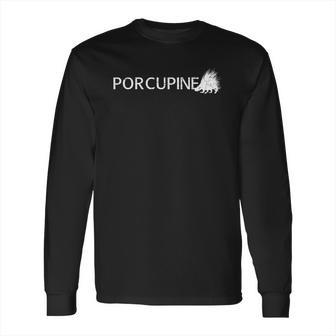 Porcupine Logo Long Sleeve T-Shirt | Favorety AU