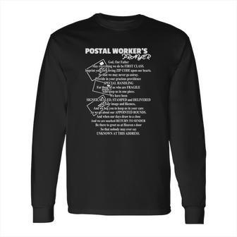 Postal Worker Prayer One Piece Collection Long Sleeve T-Shirt | Favorety UK