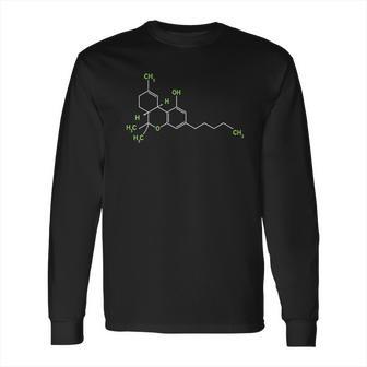 Pot Molecule Thc Marijuana Stoner Gift Long Sleeve T-Shirt | Favorety CA