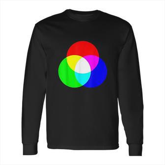 Primary Color Mixing Rgb Color Model Art Paint Long Sleeve T-Shirt | Favorety