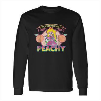 Princess Peach Everything Peachy Graphic Long Sleeve T-Shirt | Favorety UK