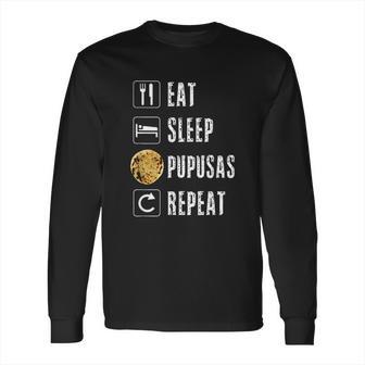 Pupusas El Salvador Gift Salvadorian Food Salvi Guanaco Eat Long Sleeve T-Shirt | Favorety AU