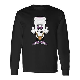 Purple Lean Cup Long Sleeve T-Shirt | Favorety AU