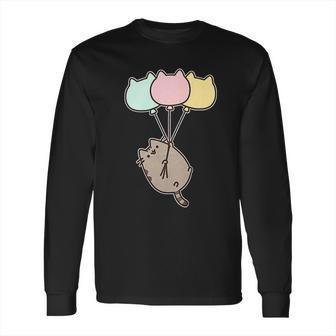 Pusheen The Cat Balloons Juniors Long Sleeve T-Shirt | Favorety CA