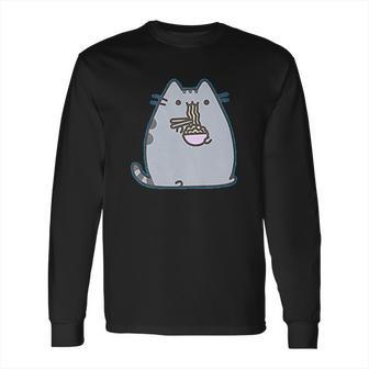 Pusheen The Cat Eating Noodles Long Sleeve T-Shirt | Favorety DE