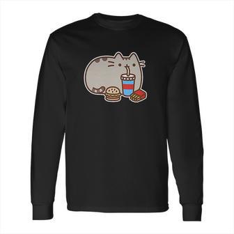 Pusheen The Cat Fast Food Long Sleeve T-Shirt | Favorety CA