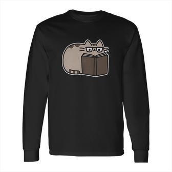 Pusheen The Cat Reading Juniors Long Sleeve T-Shirt | Favorety UK