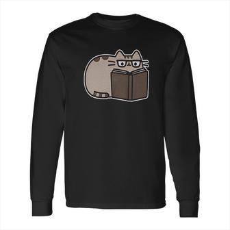 Pusheen The Cat Reading Juniors Long Sleeve T-Shirt | Favorety DE