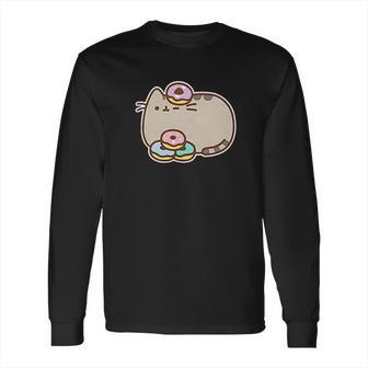 Pusheen Donut Stack Long Sleeve T-Shirt | Favorety DE