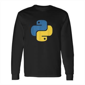 Python Logo For Developers Long Sleeve T-Shirt | Favorety AU