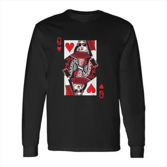 Queen Of Hearts Vintage Valentine Day Long Sleeve T-Shirt | Favorety CA