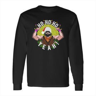 Randy Macho Man Savage Santa Ho Ho Ho Long Sleeve T-Shirt | Favorety