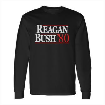 Reagan Bush 1980 Election Shirt Long Sleeve T-Shirt | Favorety