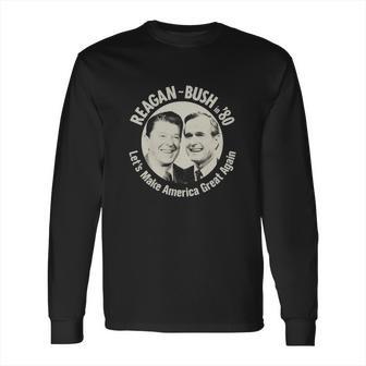 Reagan Bush 80 Campaign Long Sleeve T-Shirt | Favorety AU