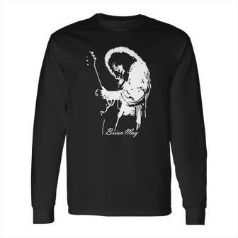 Retro Graphic Brian May Art Long Sleeve T-Shirt | Favorety CA