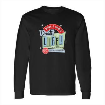 Retro Donate Life Long Sleeve T-Shirt | Favorety UK