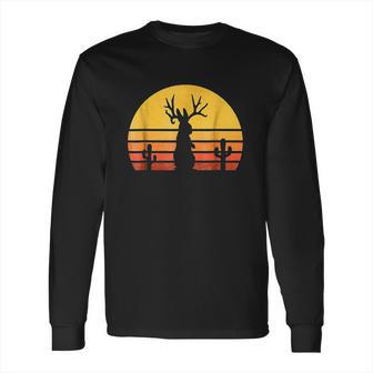 Retro Eighties Jackalope Long Sleeve T-Shirt | Favorety DE