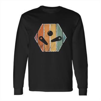 Retro Pinball Machine Vintage Arcade Game Long Sleeve T-Shirt | Favorety CA