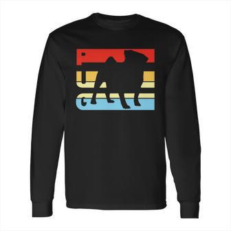 Retro Pug Logo Long Sleeve T-Shirt | Favorety DE