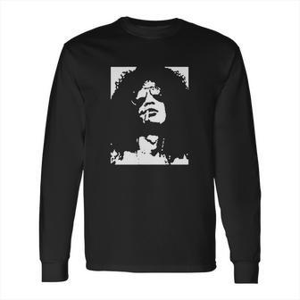 Retro Graphic Slash Portrait Artwork Long Sleeve T-Shirt | Favorety DE