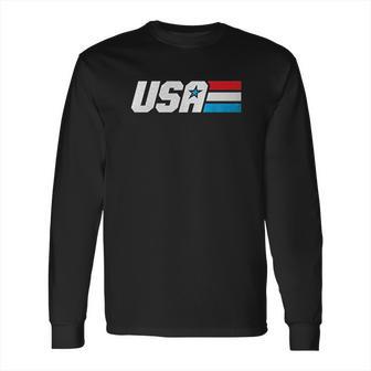 Retta Usa Military Style American Pride Patriotic Long Sleeve T-Shirt | Favorety UK