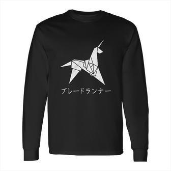 Revel Shore Origami Blade Runner Unicorn Graphic Long Sleeve T-Shirt | Favorety AU