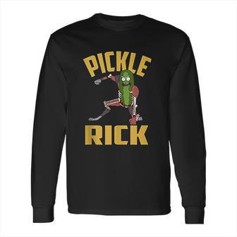 Rick And Morty Pickle Rick Ground Punch Long Sleeve T-Shirt | Favorety AU