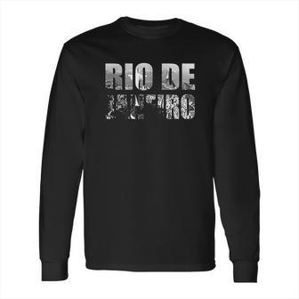 Rio De Janeiro Brazil Cityscape Long Sleeve T-Shirt | Favorety DE