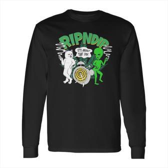 Rip & Dip With Cute Cats Tshirt Long Sleeve T-Shirt | Favorety UK