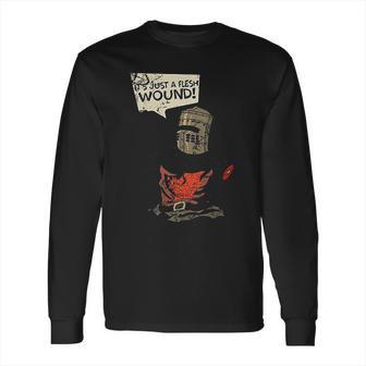 Rivebella New Graphic Its Just A Flesh Wound Long Sleeve T-Shirt | Favorety AU