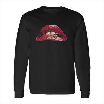 Rocky Horror Picture Show Cult Musical Film Iconic Red Lips Long Sleeve T-Shirt | Favorety