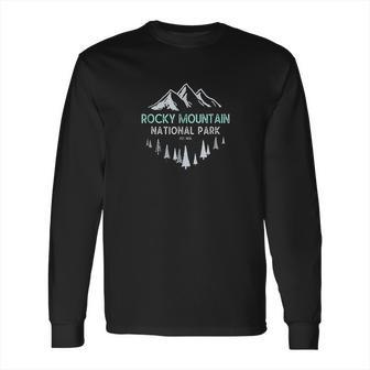 Rocky Mountain Vintage National Park Long Sleeve T-Shirt | Favorety AU