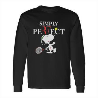 Roger Federer Snoopy Simply Pefect Long Sleeve T-Shirt | Favorety UK