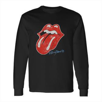 Rolling Stones The 89’ Distressed Print Tongue Long Sleeve T-Shirt | Favorety DE