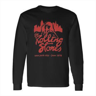 Rolling Stones Mens Mick June 1975 Nyc Long Sleeve T-Shirt | Favorety AU