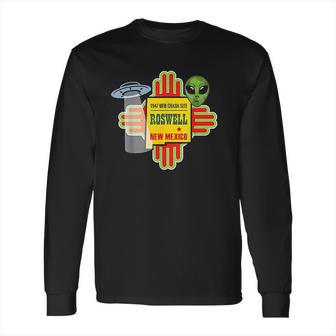 Roswell Nm New Mexico Ufo Alien Crash Site 1947 Zia Long Sleeve T-Shirt | Favorety DE