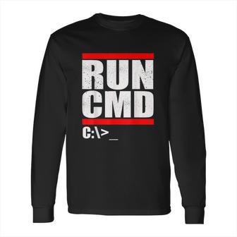 Run Cmd Long Sleeve T-Shirt | Favorety