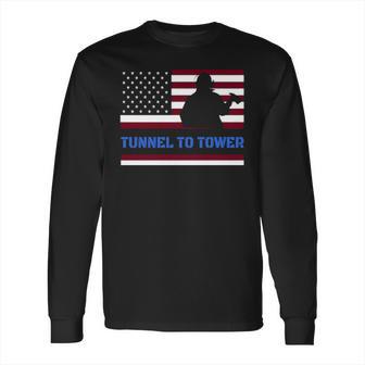 Rush Tunnel To Tower Vintage Firefighter Gift V2 Long Sleeve T-Shirt | Favorety UK